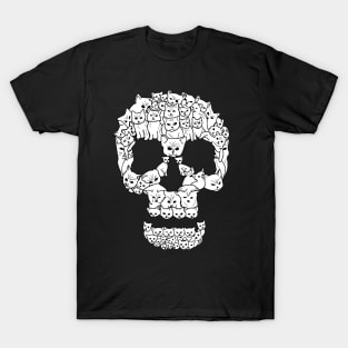 Cute Cat Skull T-Shirt